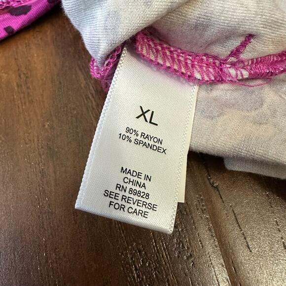 LOGO LORI GOLDSTEIN Marla Tunic Top Multicolor Abstract Boho Artsy - Picture 8 of 11